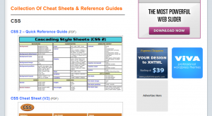 100+ Cheet Sheets for Web Designers and Developers